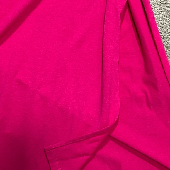 NWT Lauren Ralph Lauren Sport Pink Maxi Tie Waist Knit Dress with Split Hem 6 - Picture 6 of 6